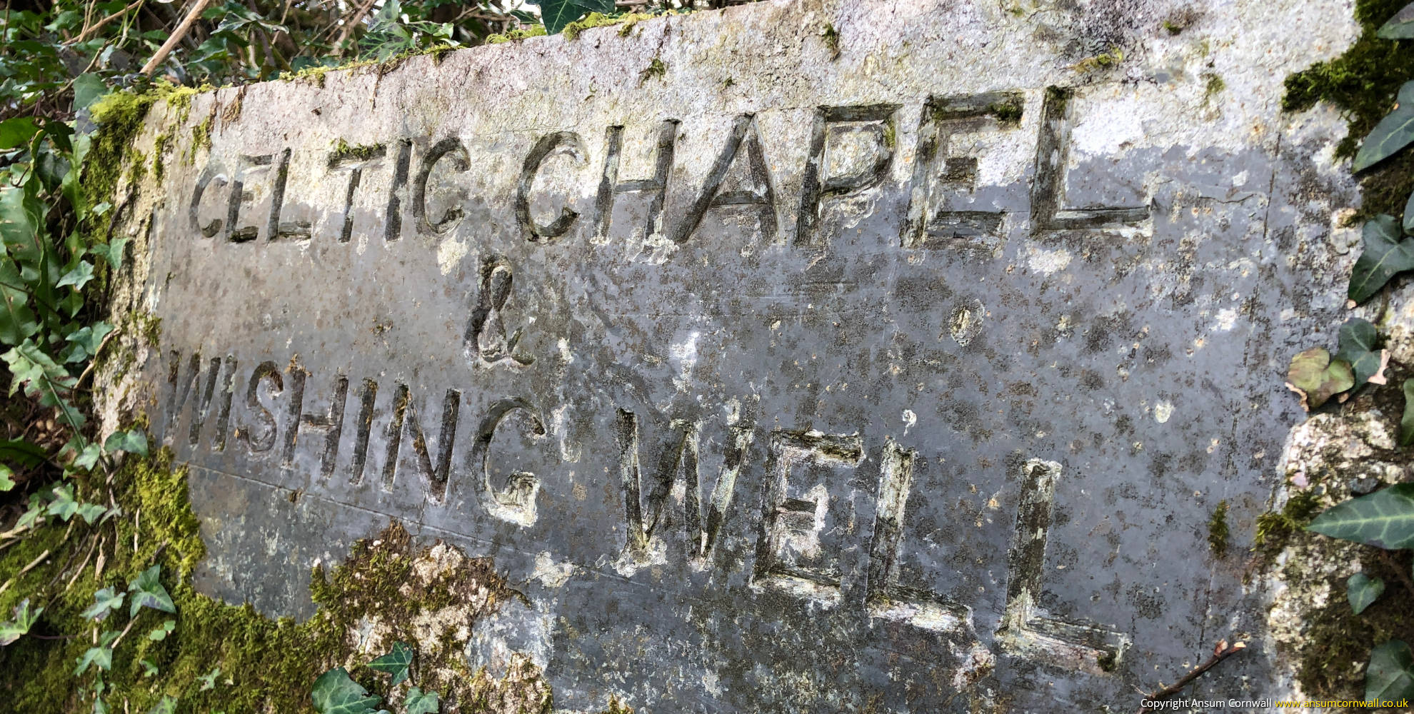 Madron Holy Well Stone Sign