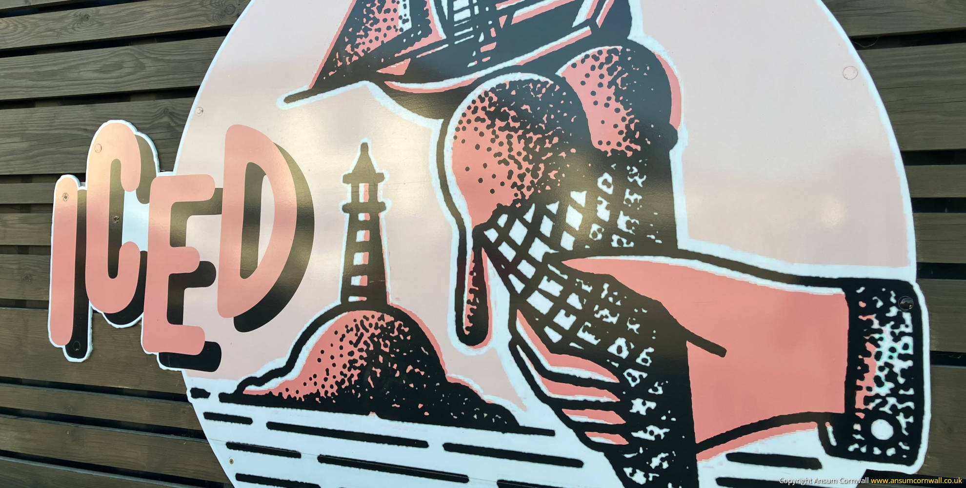 ICED on the Quay stand logo