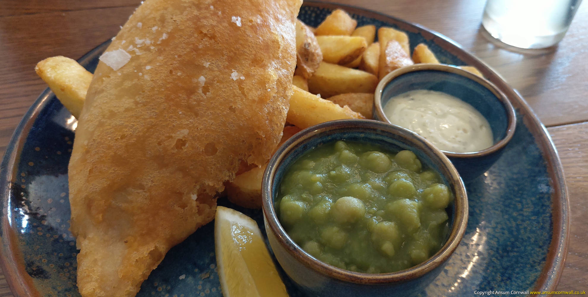 Fish and chips at the Rising Sun